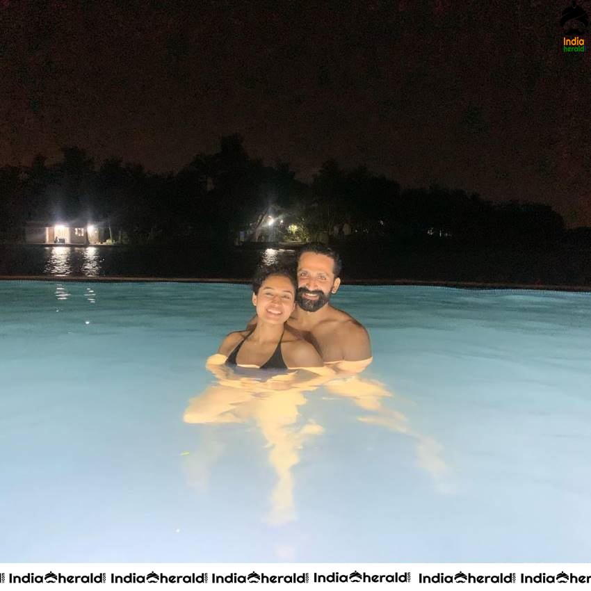 Pooja Ramachandran and John Kokken Unseen Romantic Hot Photos Set 2