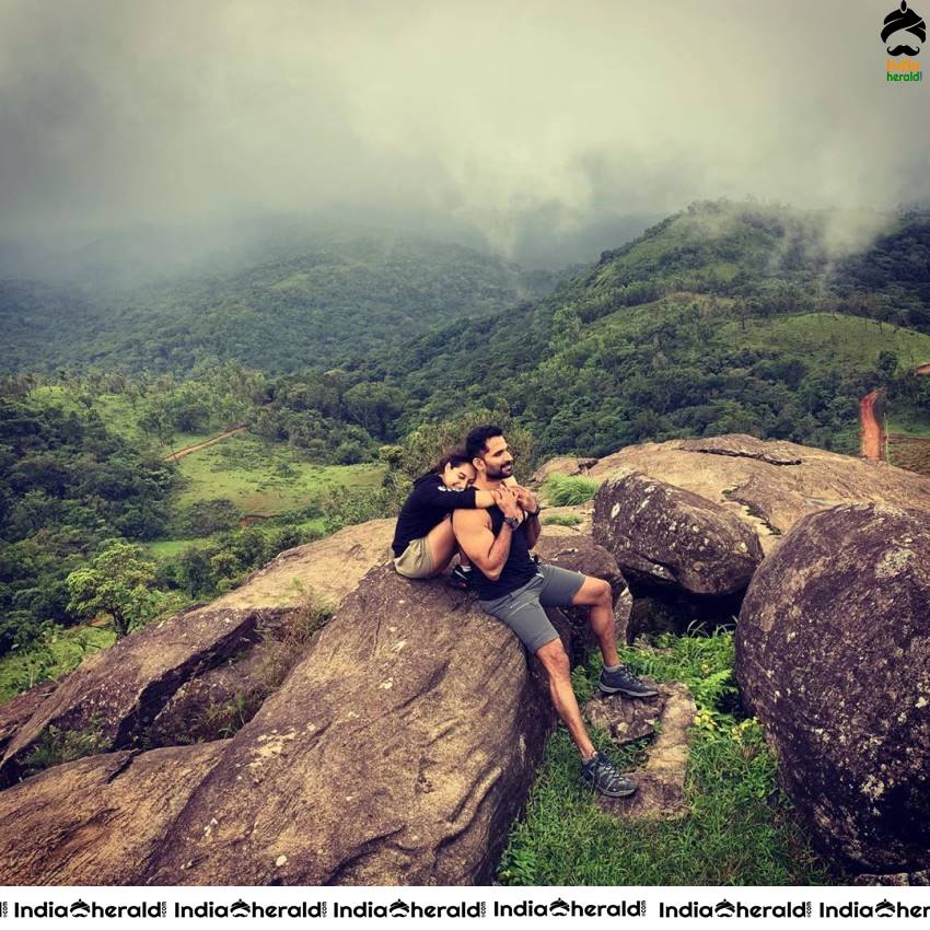 Pooja Ramachandran and John Kokken Unseen Romantic Hot Photos Set 3