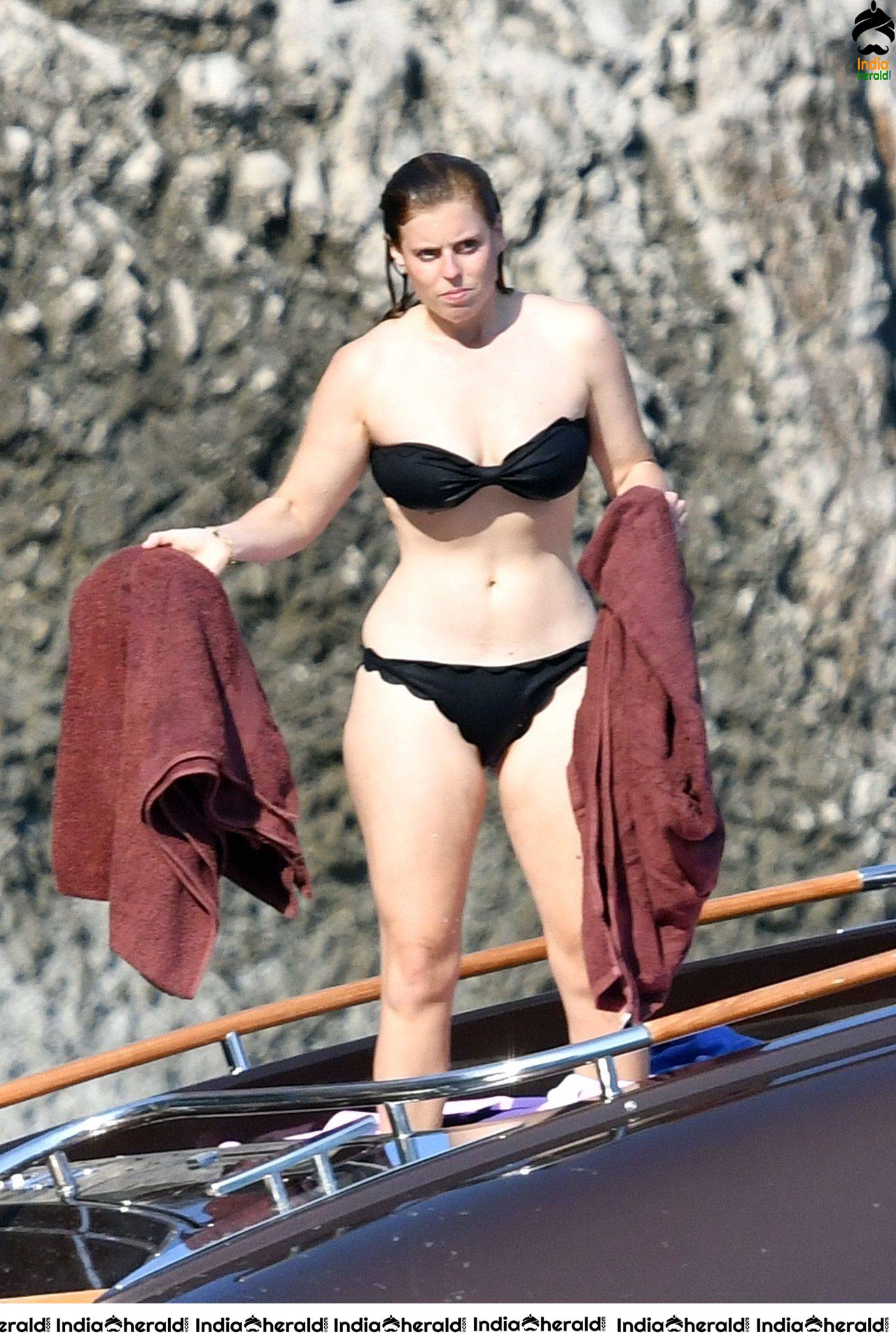 Princess Beatrice wears bikini on summer break in Capri