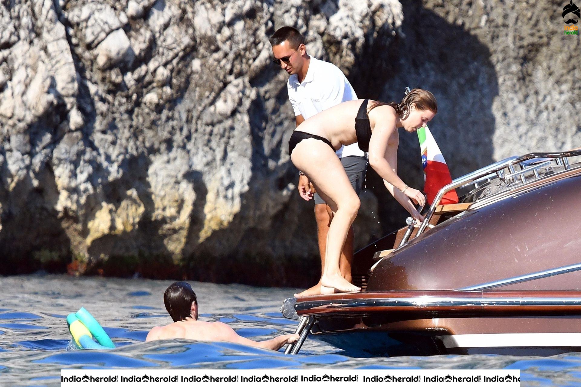 Princess Beatrice wears bikini on summer break in Capri