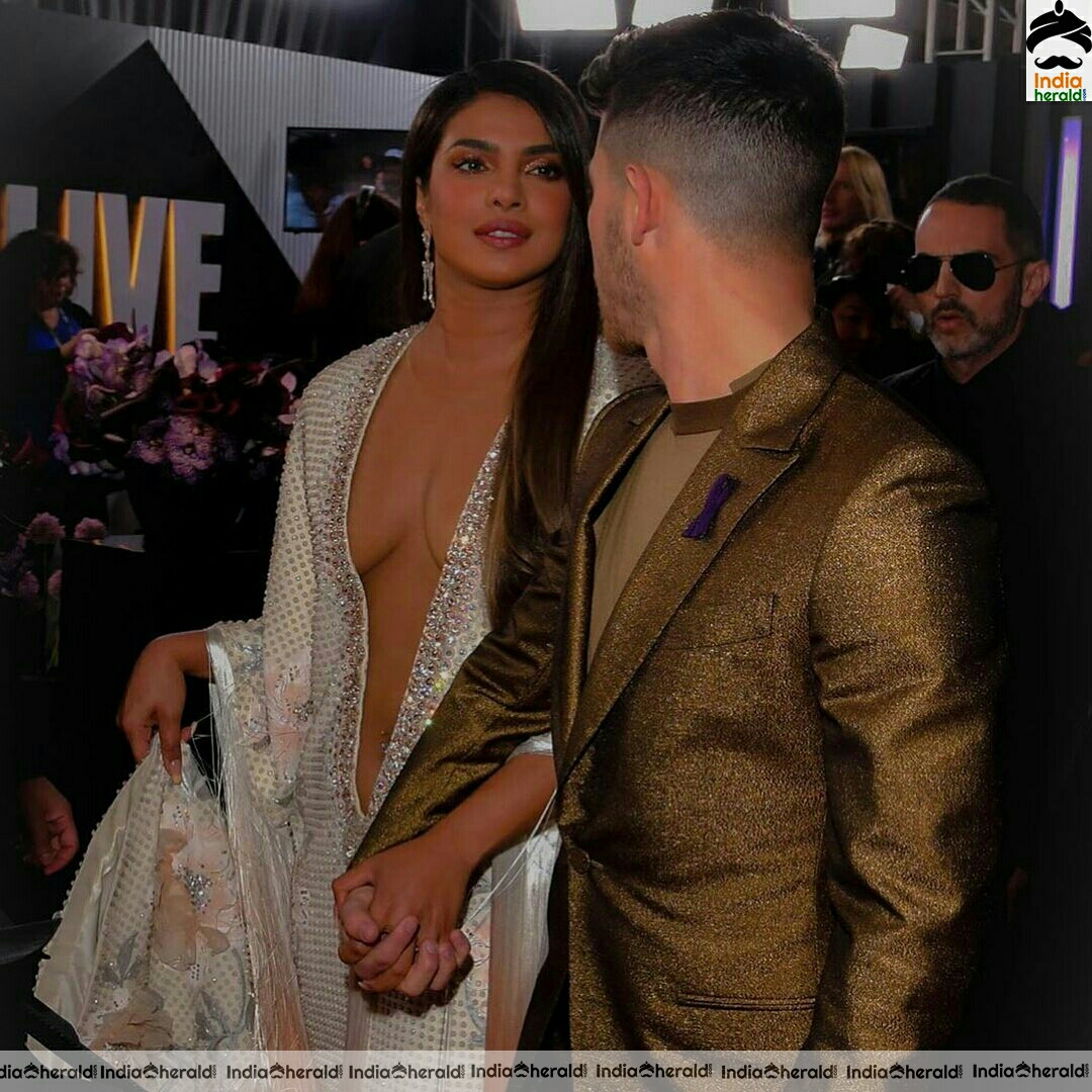 Priyanka Chopra Hot Cleavage Show During A Party