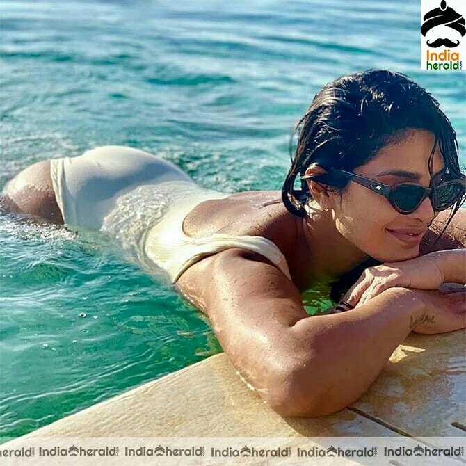 Priyanka Chopra Hot In White Bikini