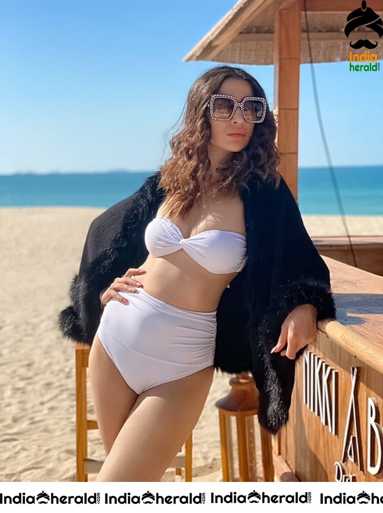 Raai Laxmi Celebrates Christmas in Bikini