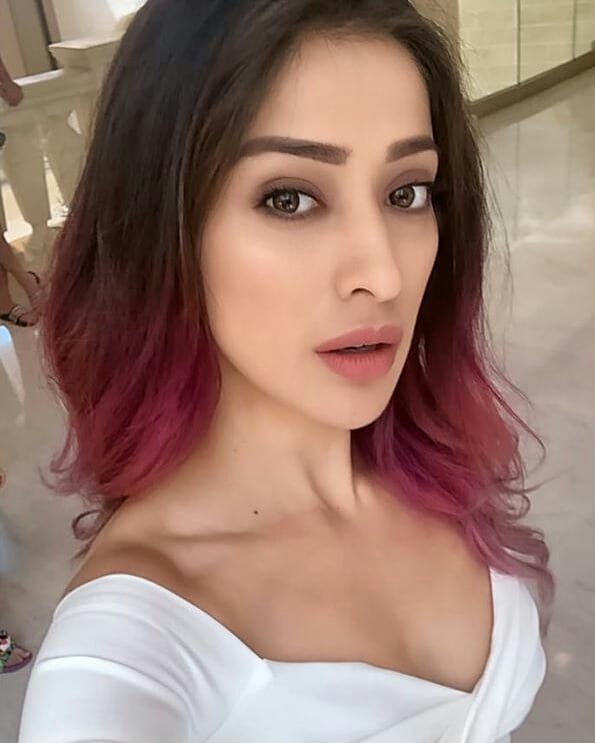 Raai Laxmi Spicy Hot In Red Bikini