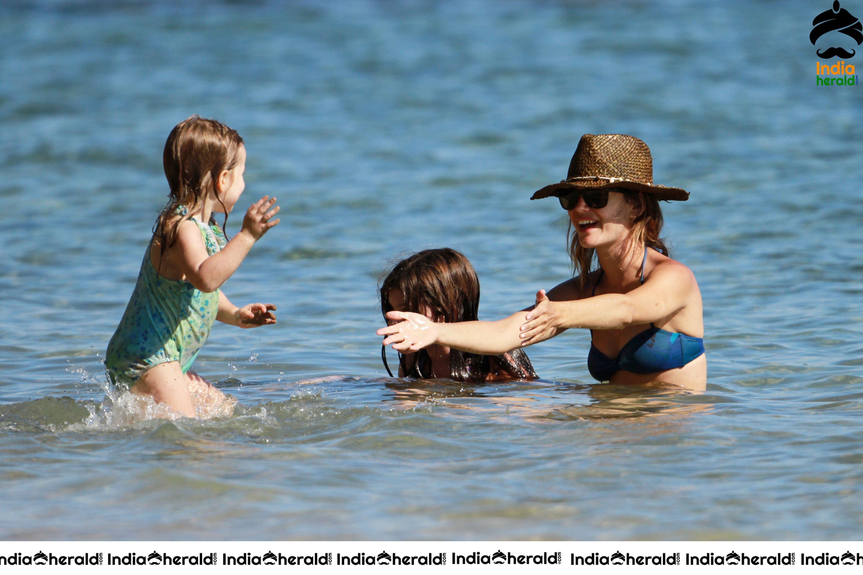 Rachel Bilson In A Thin lace Bra And Panty At Malibu Beach Set 2
