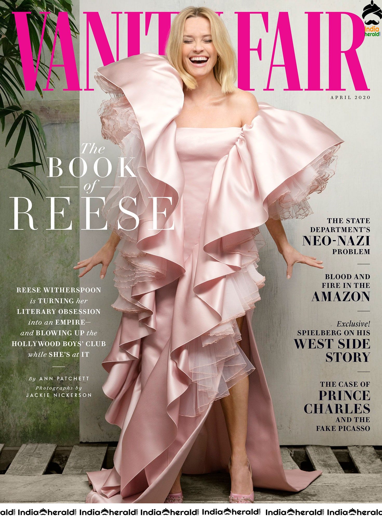 Reese Witherspoon Hot Photoshoot for Vanity Fair Magazine April 2020 Edition