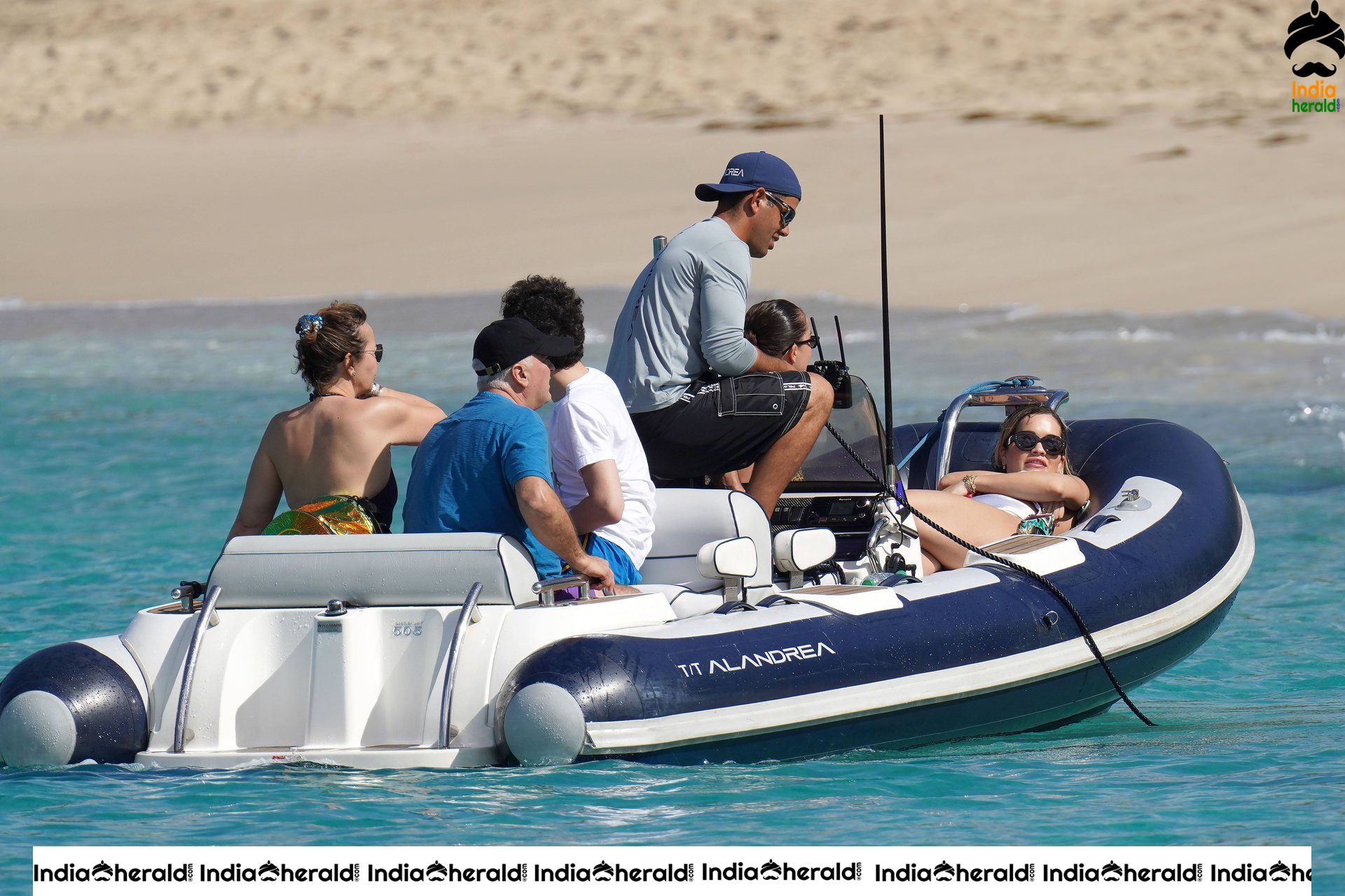 Rita Ora Exposing in Bikini on the beach in Saint Barthelemy Set 1