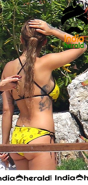 Rita Ora Wearing a Bikini at The Hotel du Cap Eden-Roc in Antibes Set 1