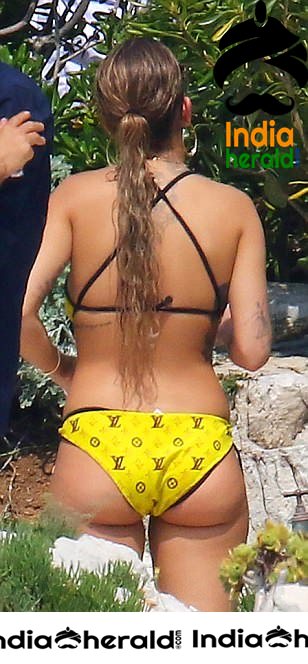 Rita Ora Wearing a Bikini at The Hotel du Cap Eden-Roc in Antibes Set 1