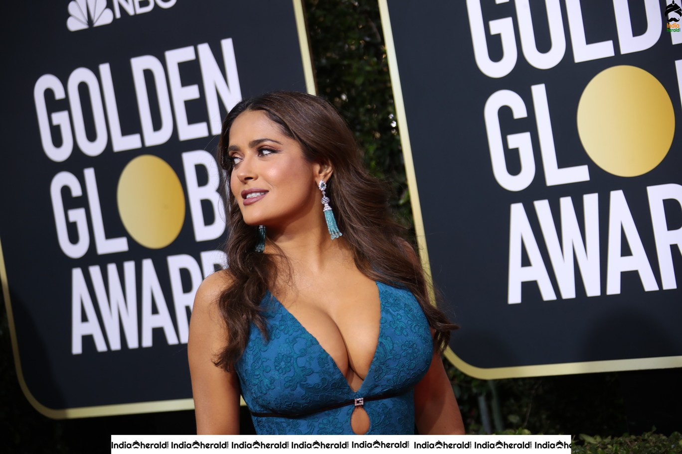 Salma Hayek at 77th Annual Golden Globe Awards in BeverlyHills