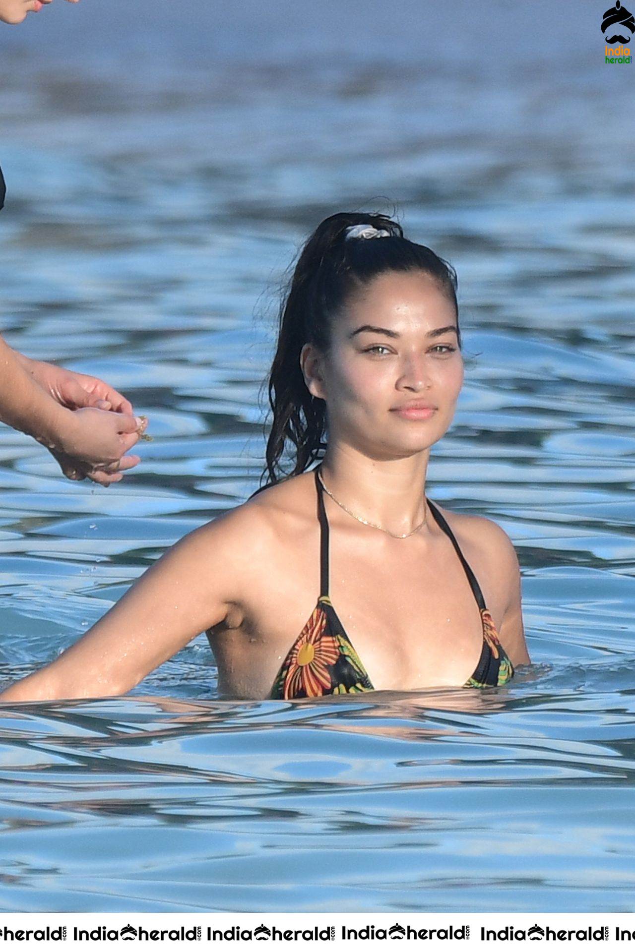 Shanina Shaik flaunts her Sexy Amazing Bikini body in St Barts