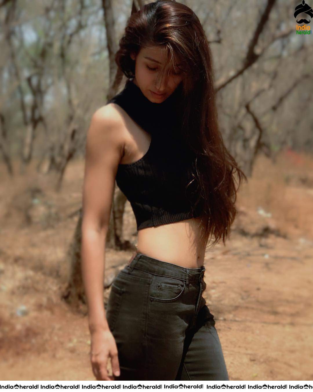 Shivalika Sharma Hot Bikini Photos exposing her Slim Body