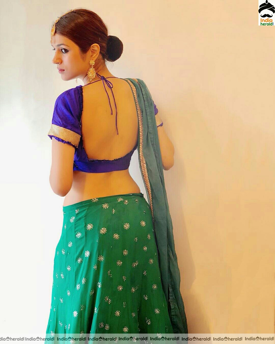 Shraddha Das Hot Saree Stills
