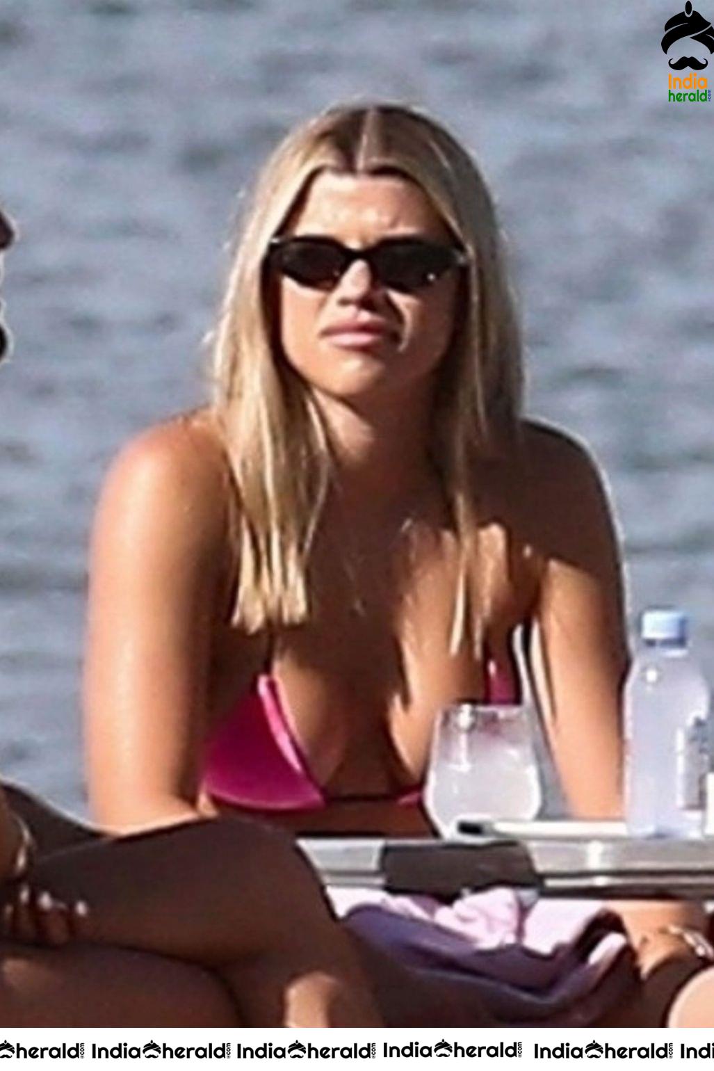 Sofia Richie soaking up the sun in a bikini in Florida