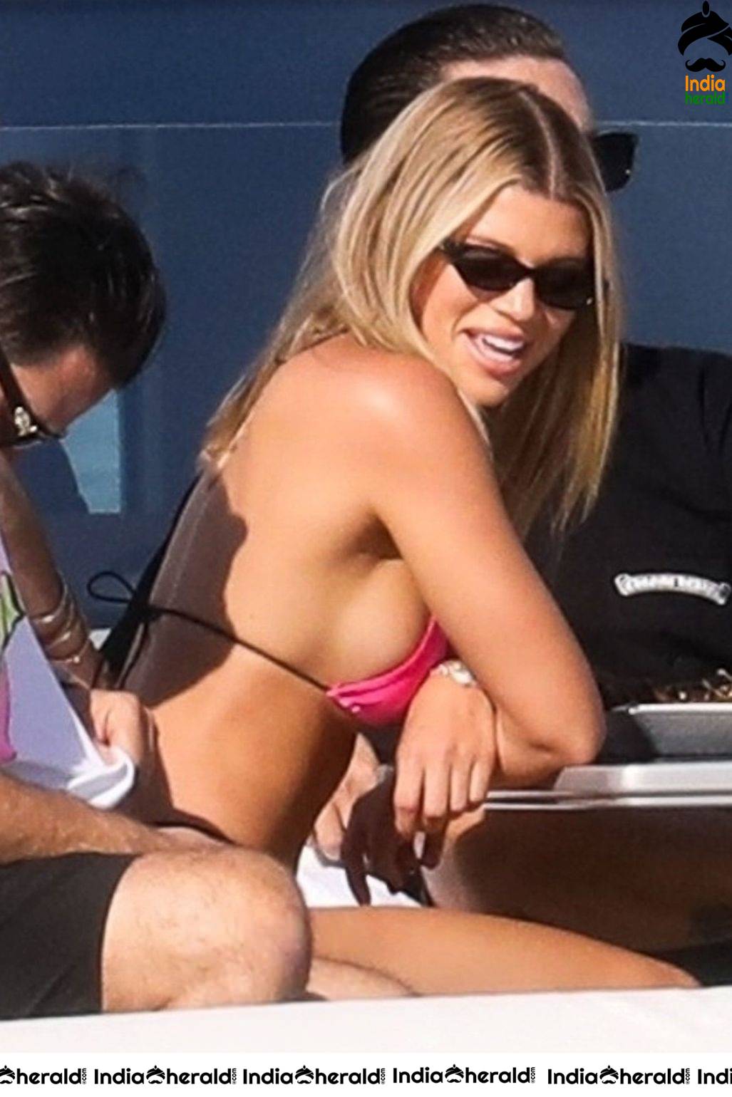 Sofia Richie soaking up the sun in a bikini in Florida
