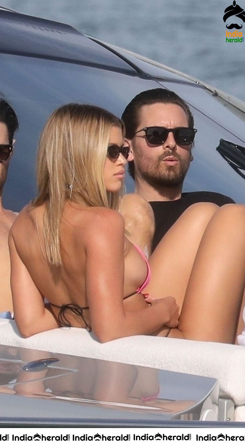 Sofia Richie soaking up the sun in a bikini in Florida