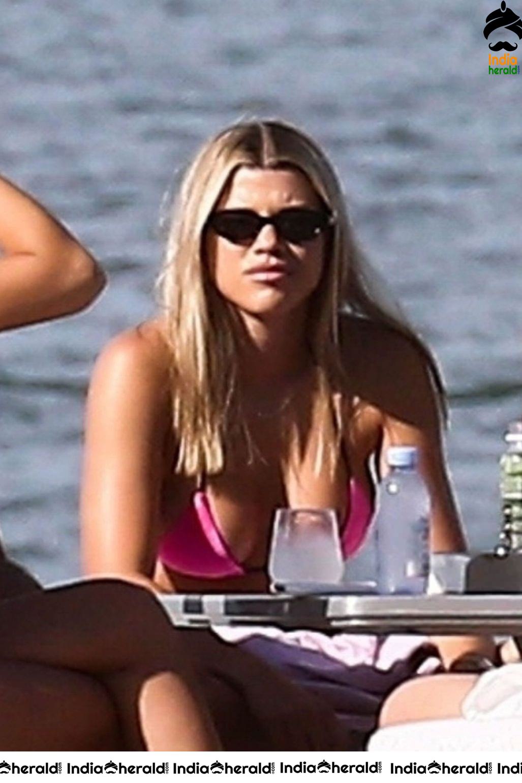 Sofia Richie soaking up the sun in a bikini in Florida