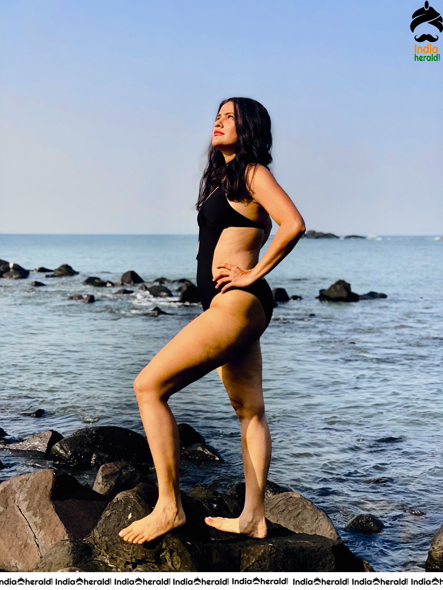 Sona Mohapatra Sizzles in Bikini and Sexposes on the Beach Set 1