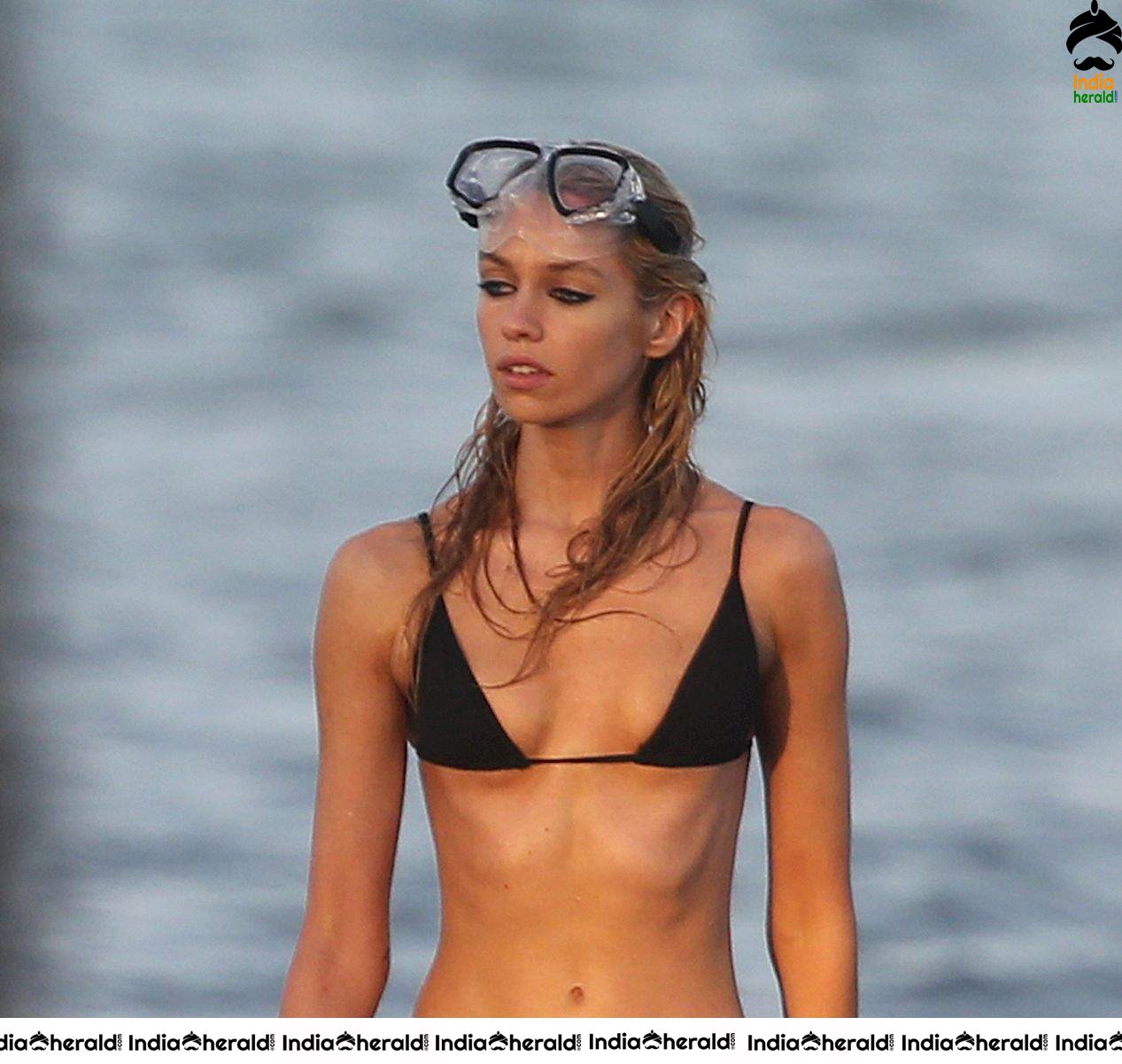 Stella Maxwell in Bikini at Miami Beach Set 1