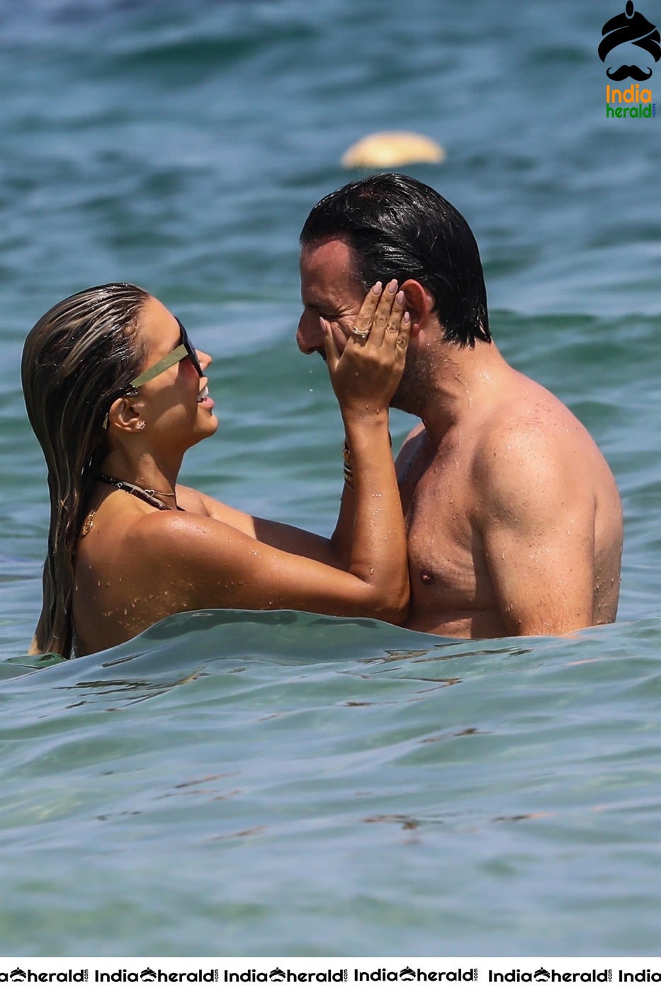 Sylvie Meis in Bikini while getting wet and enjoying along with her Husband Set 1