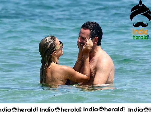 Sylvie Meis in Bikini while getting wet and enjoying along with her Husband Set 2