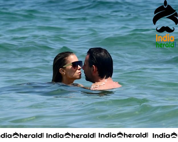 Sylvie Meis in Bikini while getting wet and enjoying along with her Husband Set 3