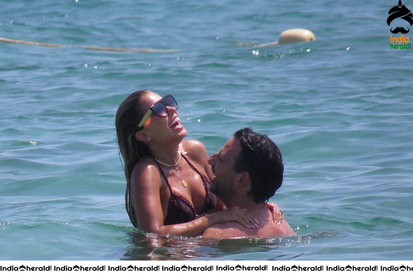 Sylvie Meis in Bikini while getting wet and enjoying along with her Husband Set 3