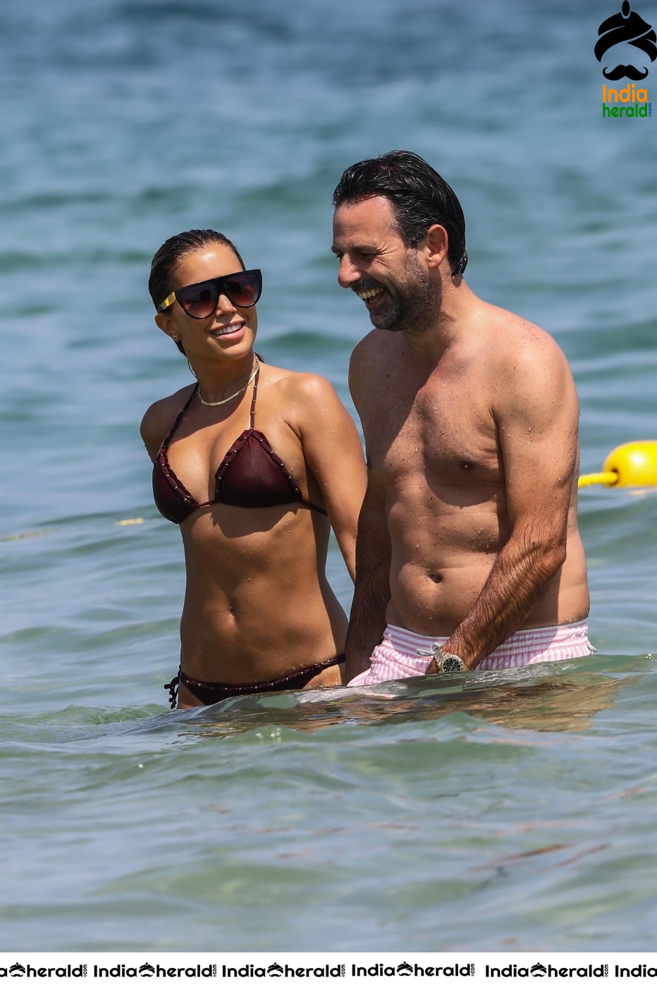 Sylvie Meis in Bikini while getting wet and enjoying along with her Husband Set 3