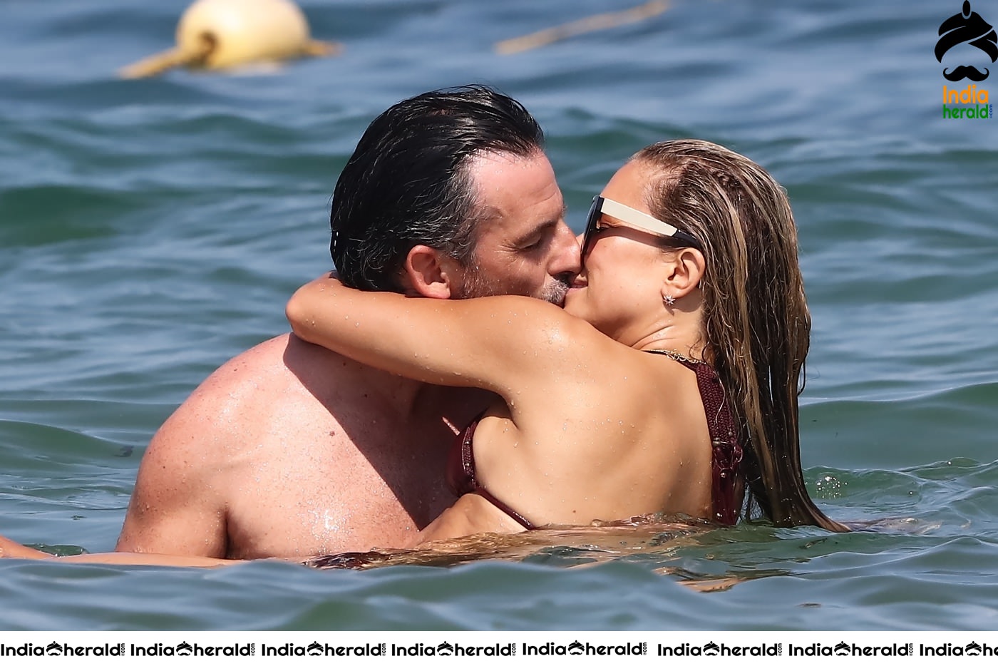 Sylvie Meis in Bikini while getting wet and enjoying along with her Husband Set 3
