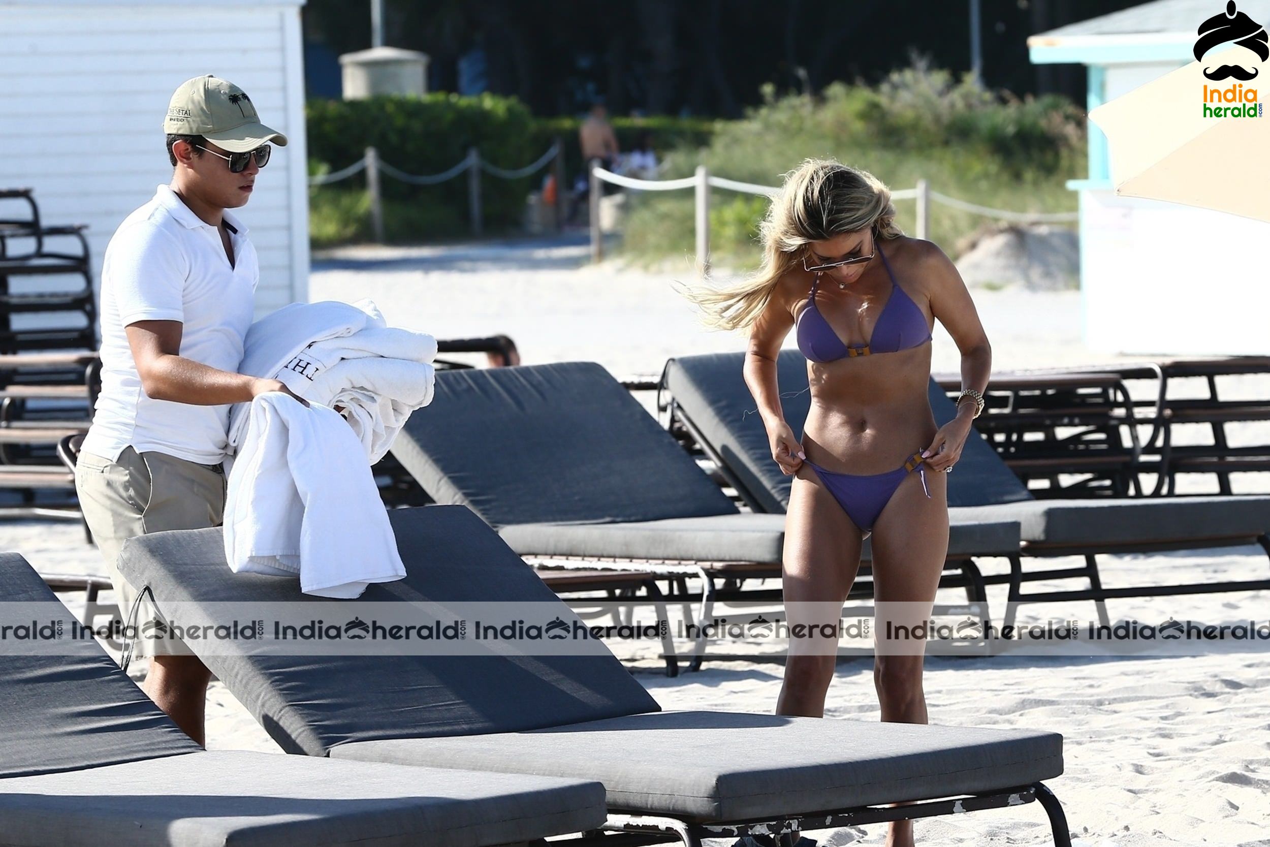 Sylvie Meis Spotted in a Bikini at Miami Set 3