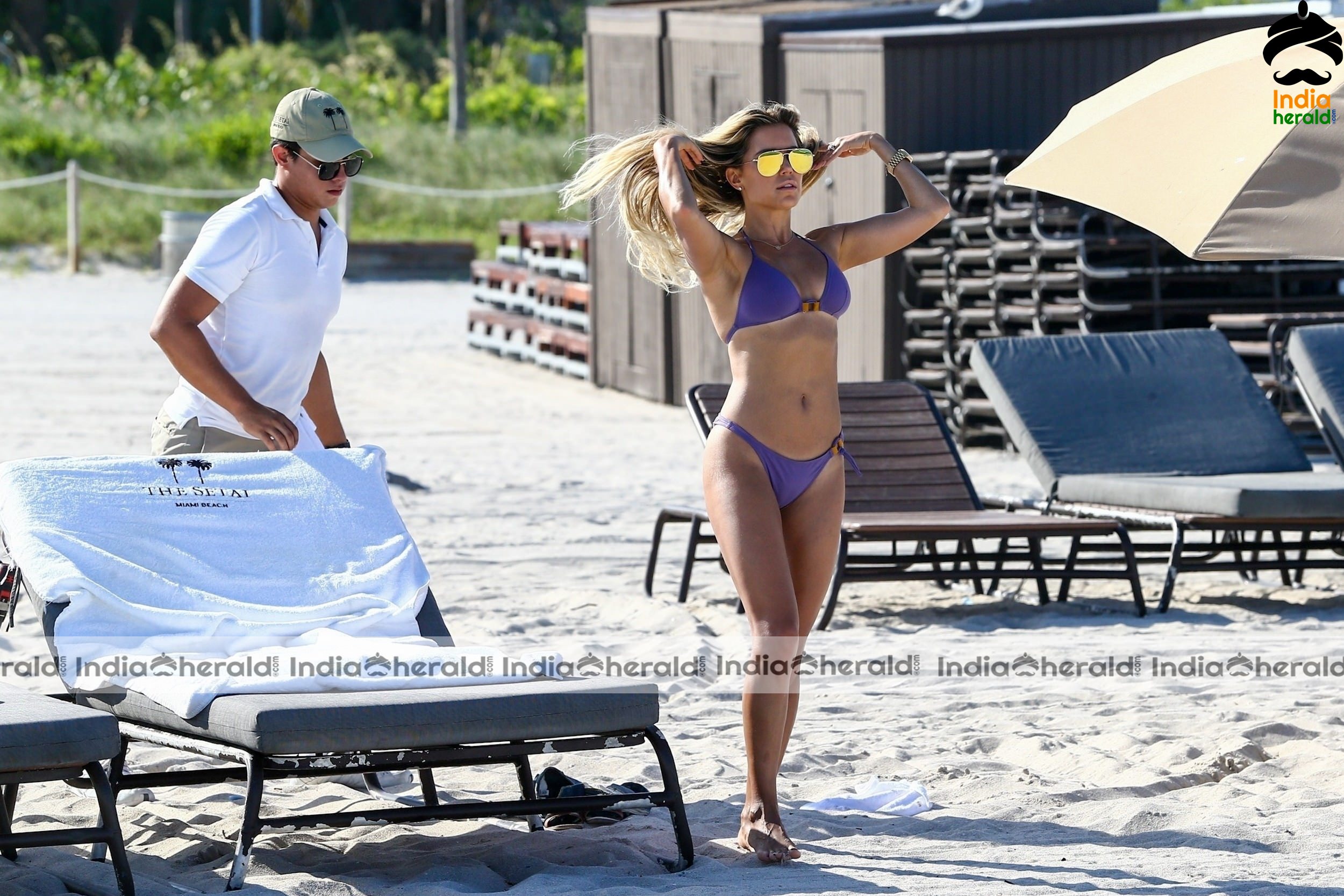 Sylvie Meis Spotted in a Bikini at Miami Set 3