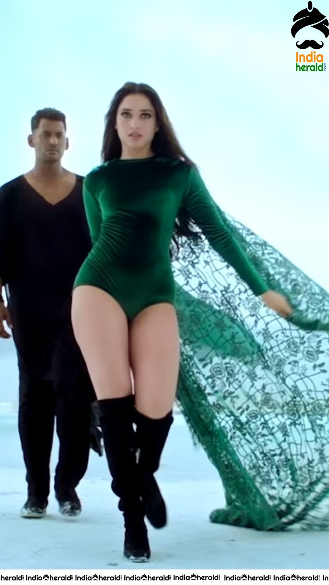 Tamannaah Hot Unseen Butt Show in Bodysuit Set 2