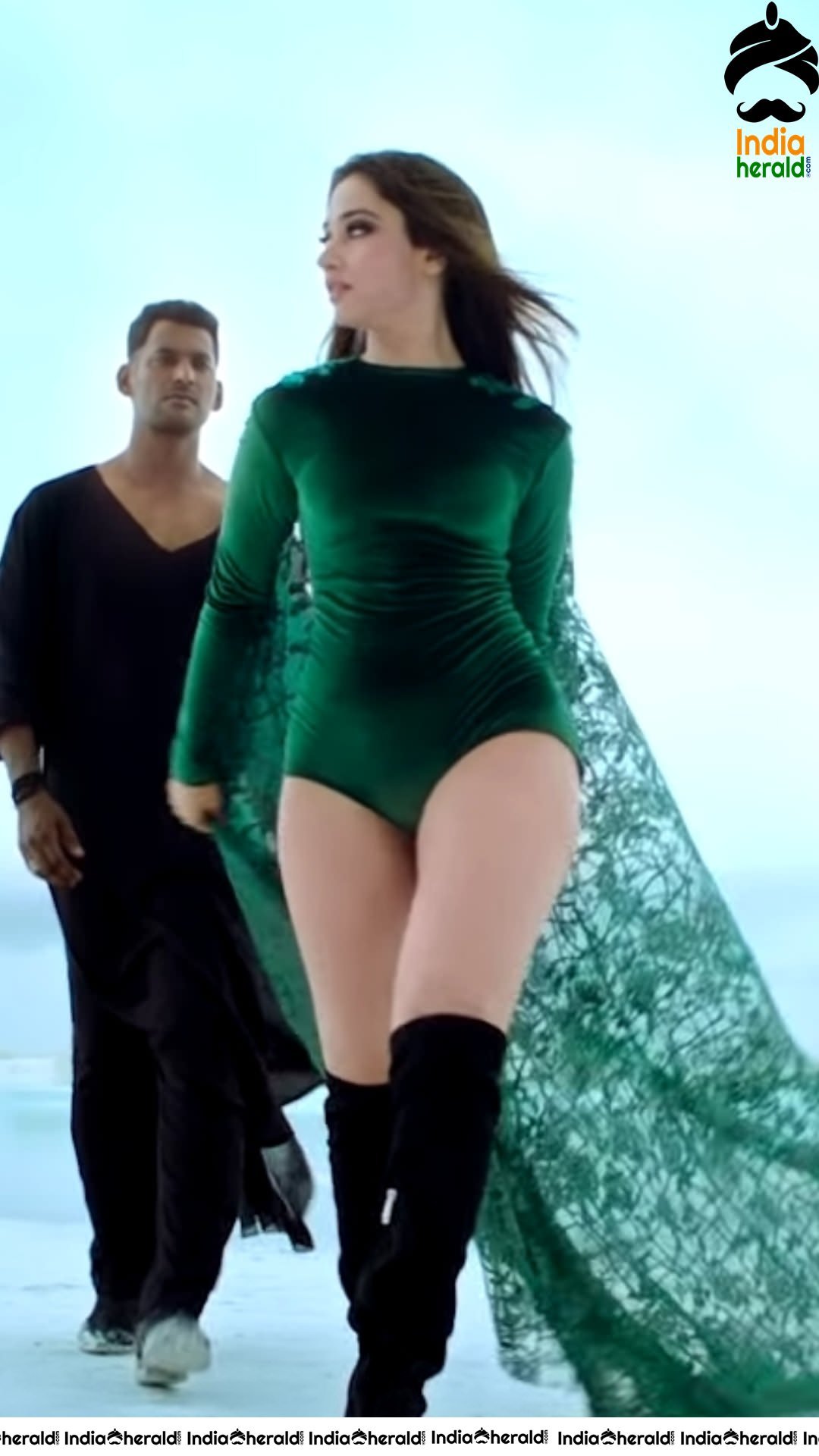 Tamannaah Hot Unseen Butt Show in Bodysuit Set 2