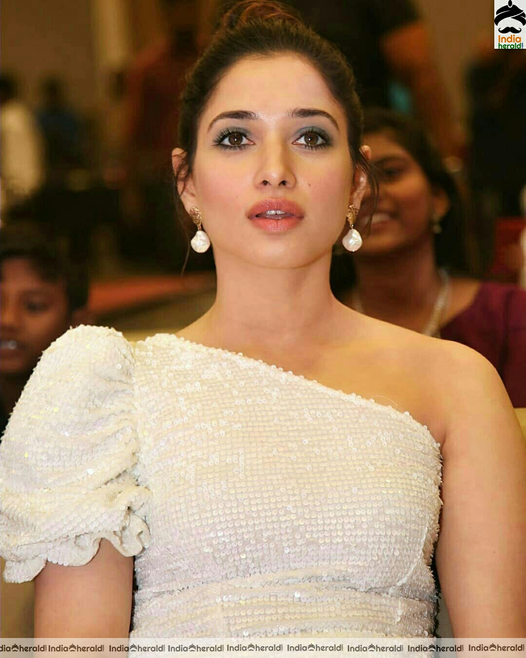 Tamannah Hot White Dress Stills