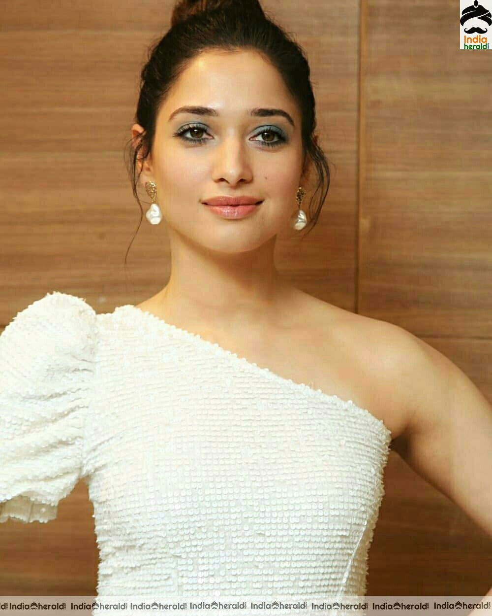 Tamannah Hot White Dress Stills