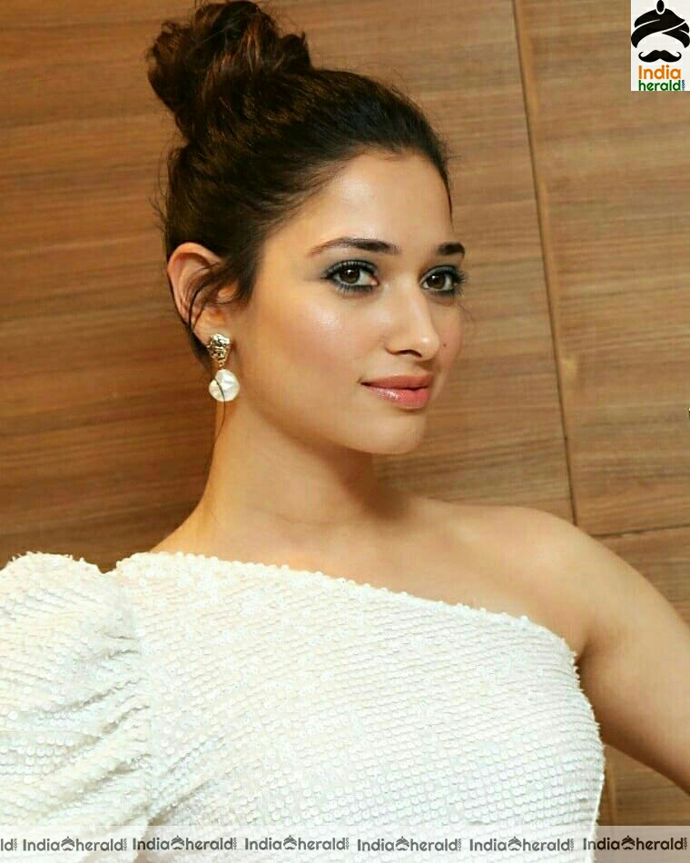 Tamannah Hot White Dress Stills