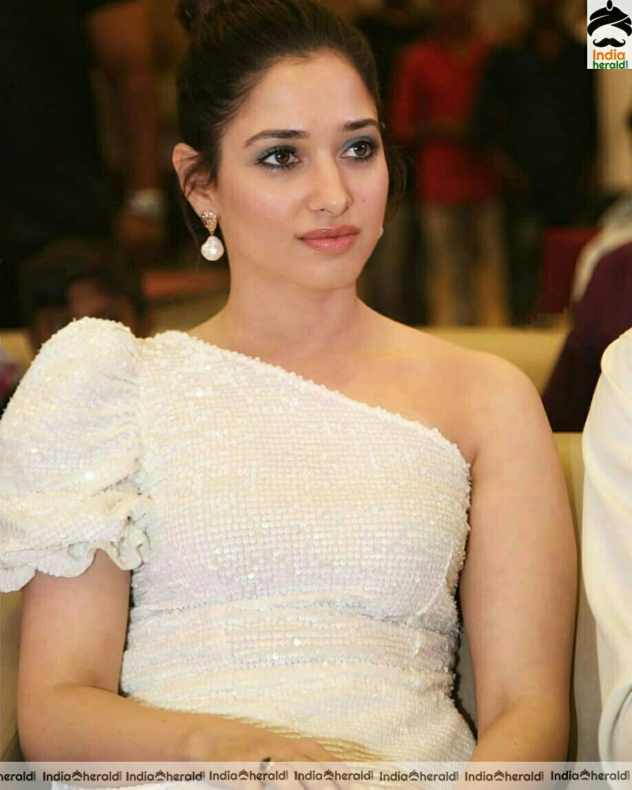 Tamannah Hot White Dress Stills