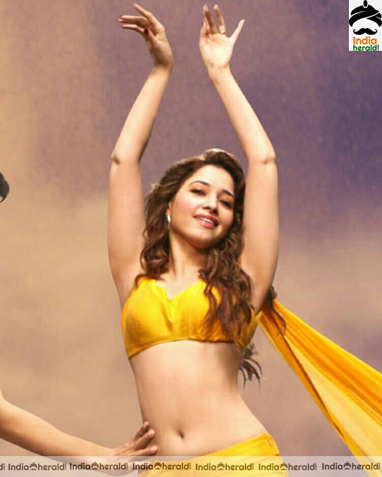 Tamannah Shows Her Hot Midriff And Sexy Navel Which Is Too Tempting