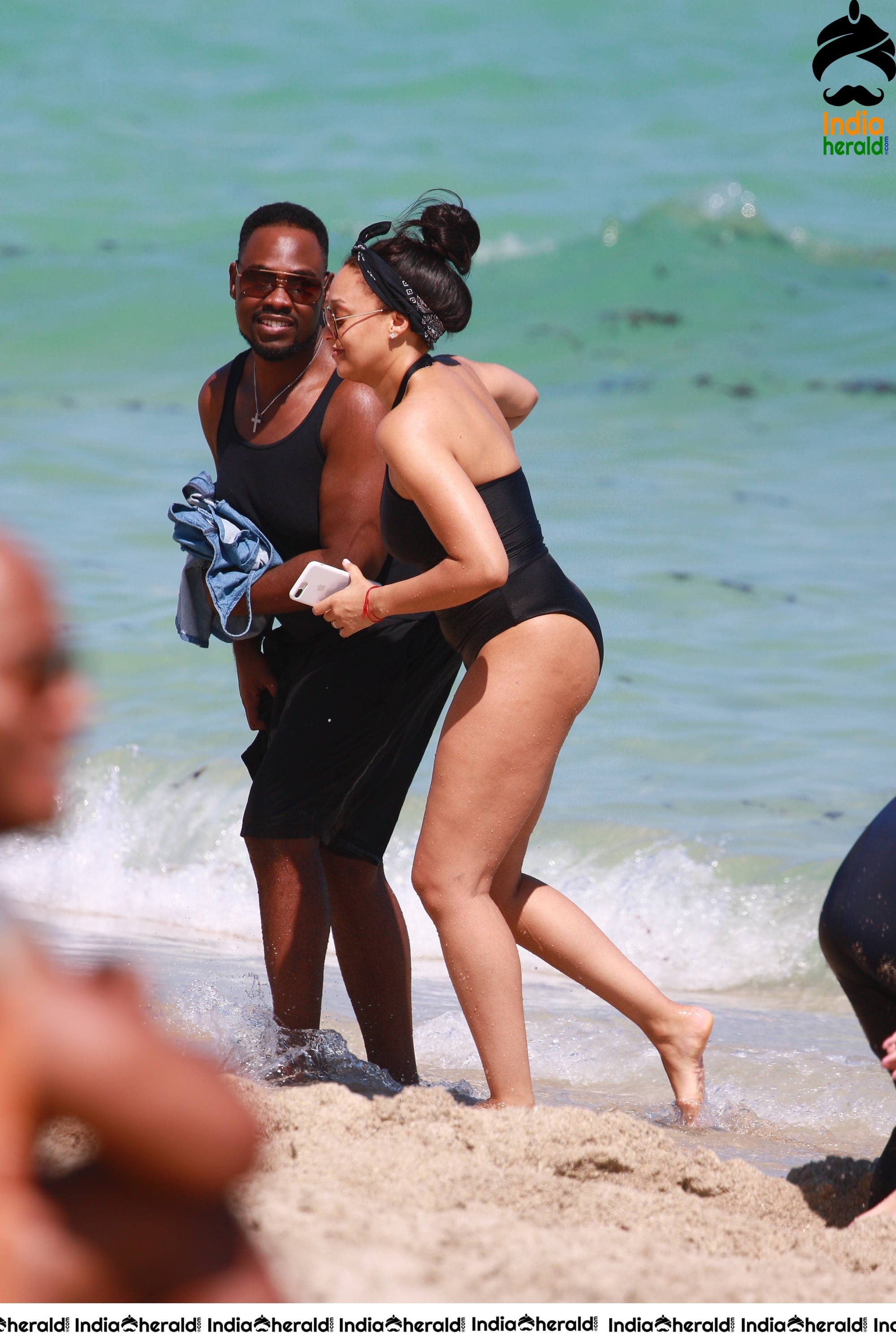 Tia Mowry Hot at Miami Beach Set 2