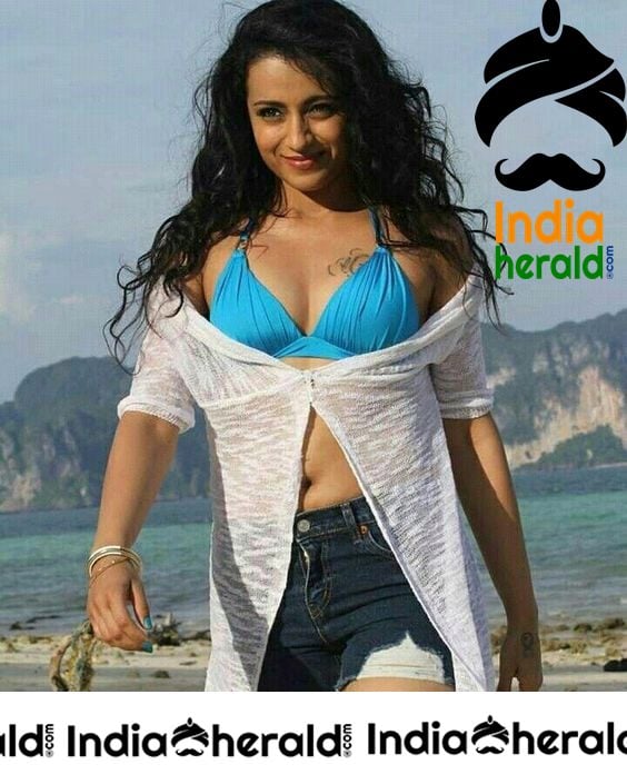 Unseen Latest Hot Photos of Trisha Krishnan in Bikini Set 1