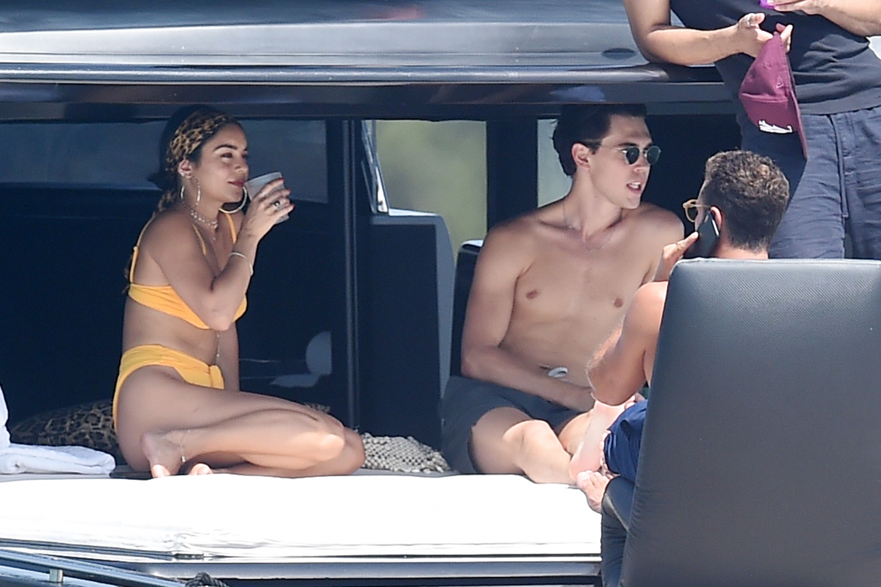 Vanaessa Hudgens Captured In A Swimsuit At Porto Cervo Set 1