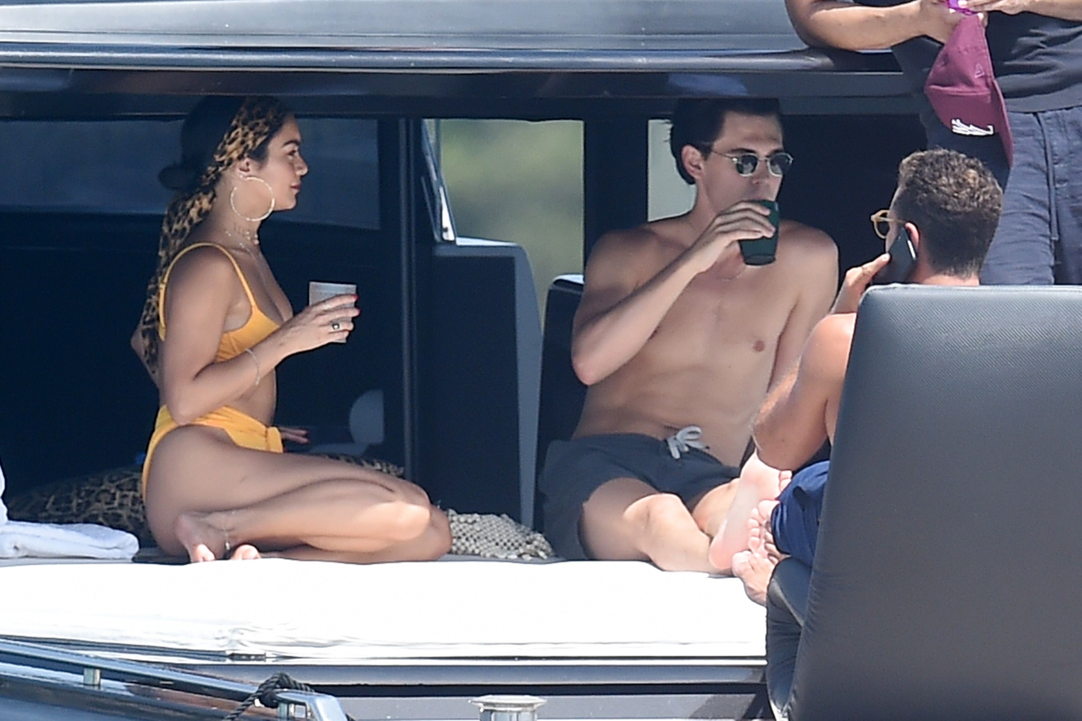 Vanaessa Hudgens Captured In A Swimsuit At Porto Cervo Set 1