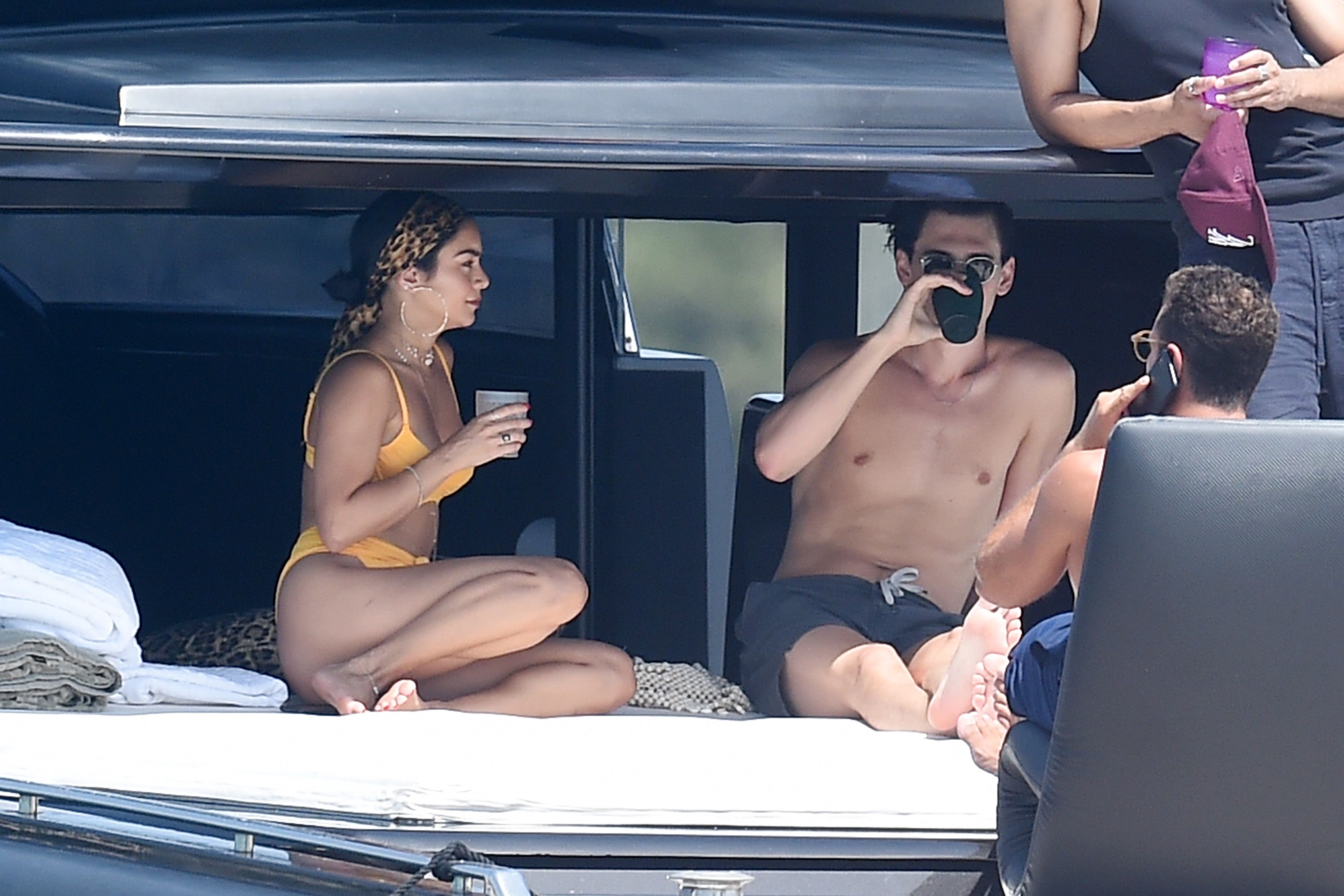 Vanaessa Hudgens Captured In A Swimsuit At Porto Cervo Set 1