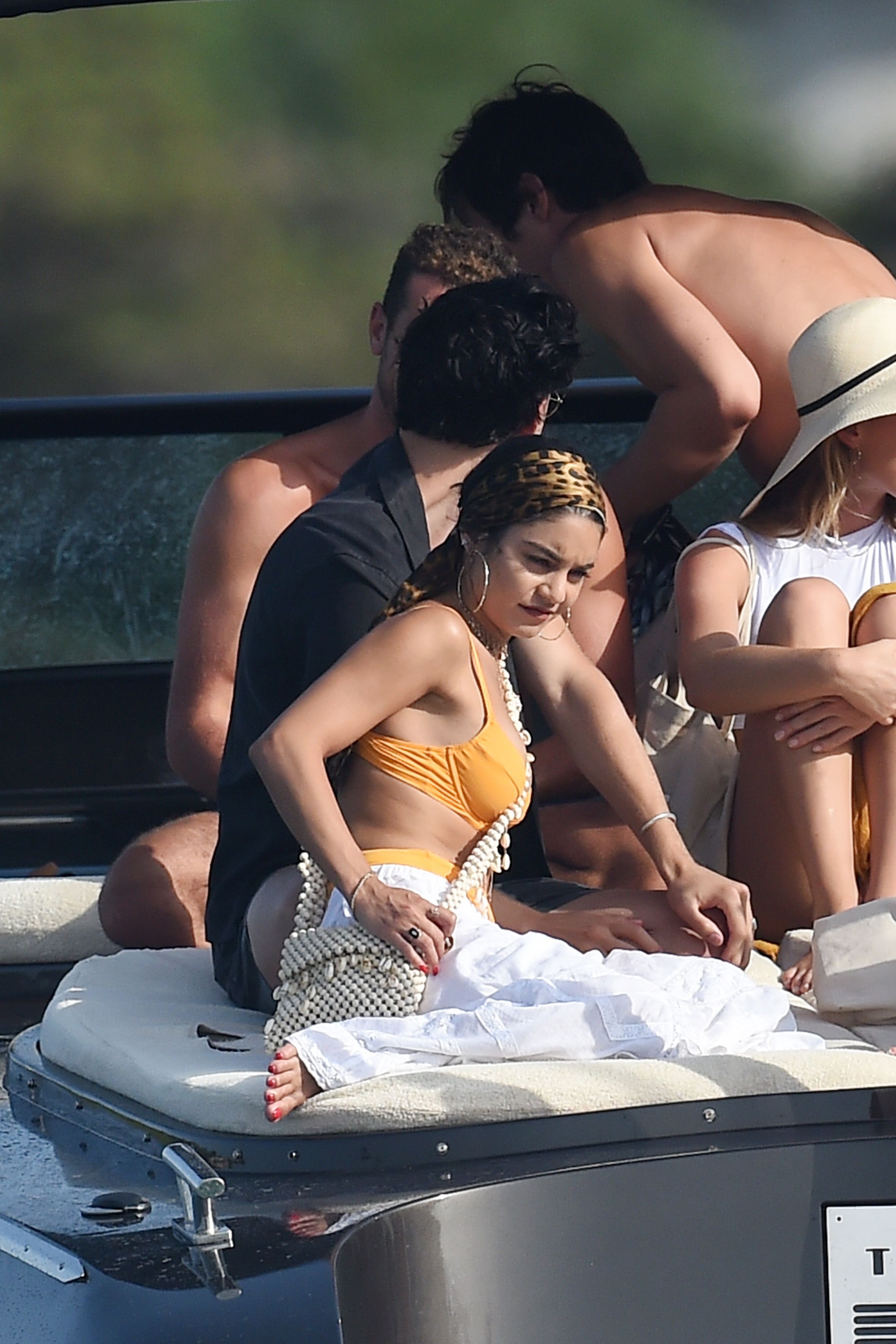 Vanaessa Hudgens Captured In A Swimsuit At Porto Cervo Set 1