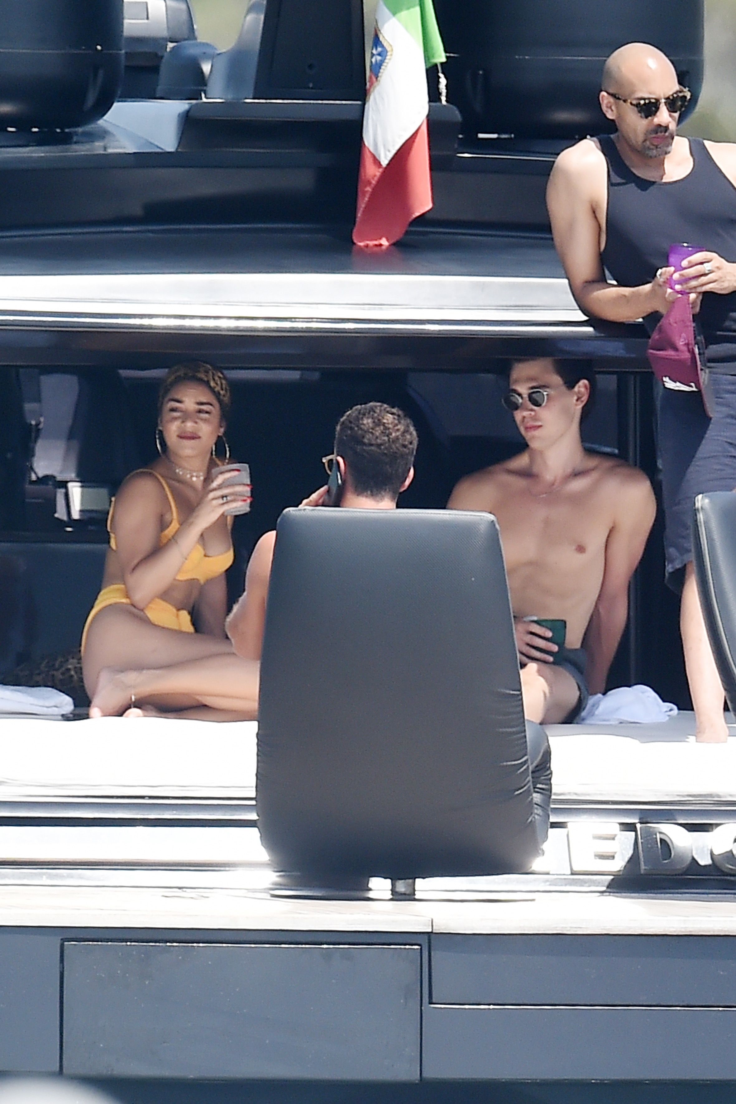 Vanaessa Hudgens Captured In A Swimsuit At Porto Cervo Set 1