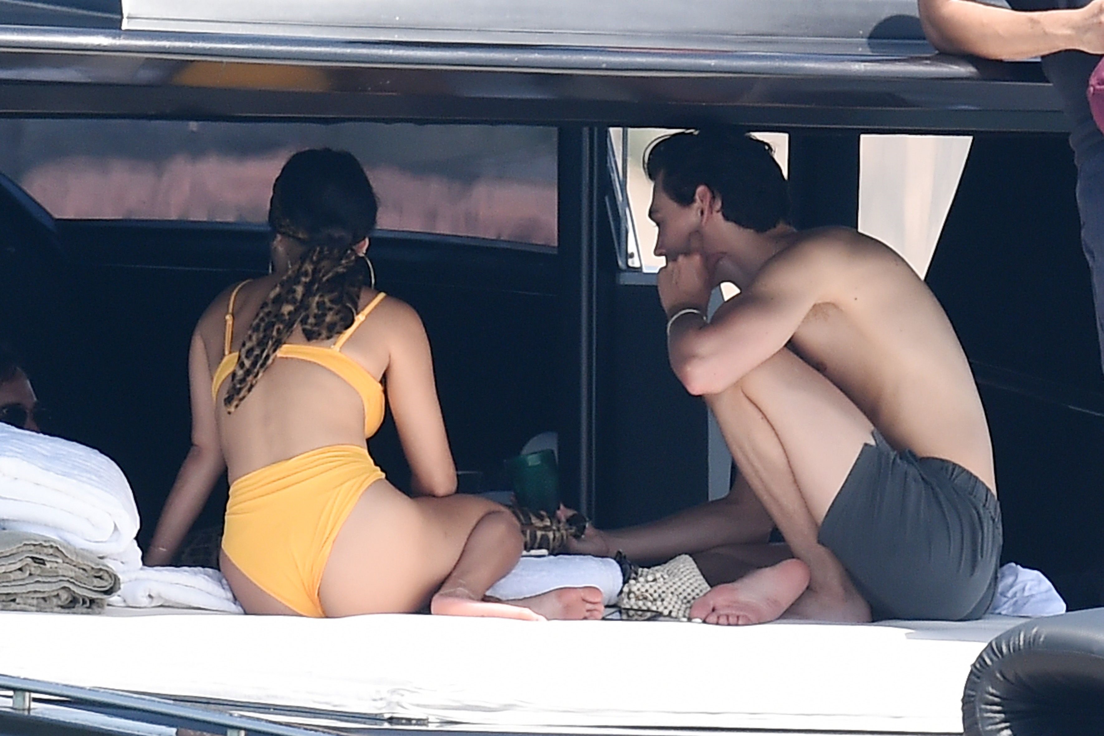 Vanaessa Hudgens Captured In A Swimsuit At Porto Cervo Set 1