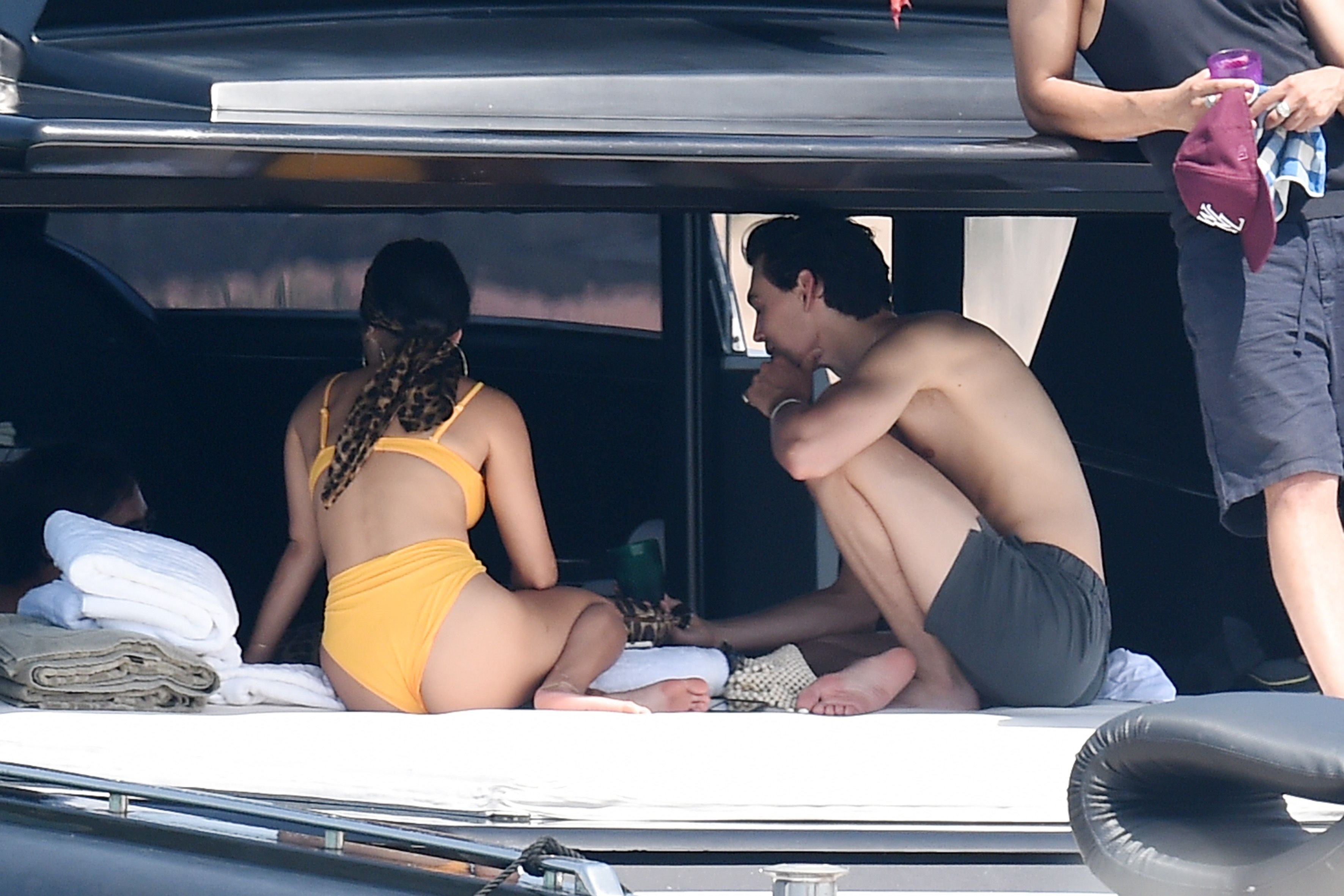 Vanaessa Hudgens Captured In A Swimsuit At Porto Cervo Set 1