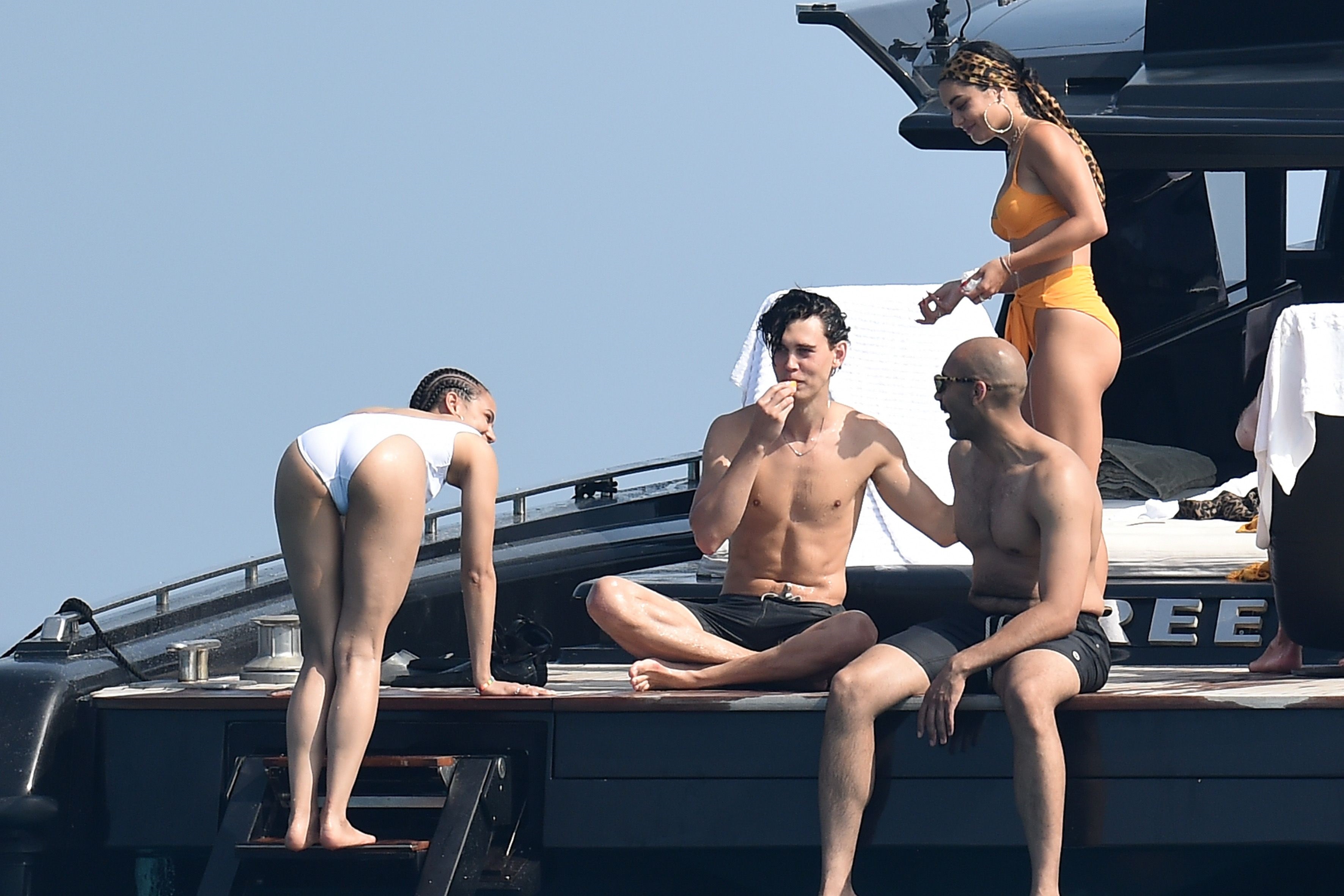 Vanessa Hudgens Captured In A Swimsuit At Porto Cervo Set 4