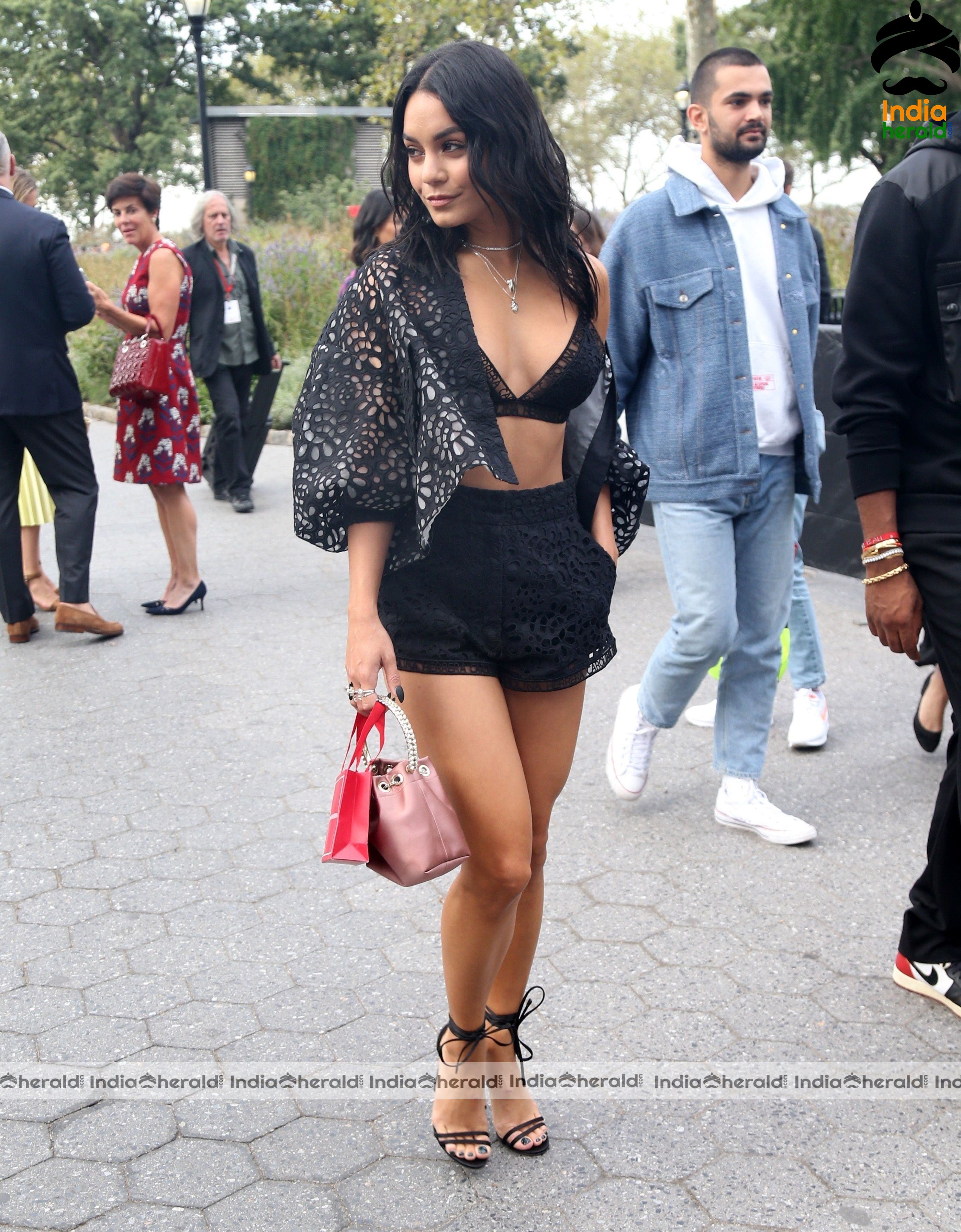 Vanessa Hudgens Hot at the Carolina Herrera Fashion Show in New York City Set 1