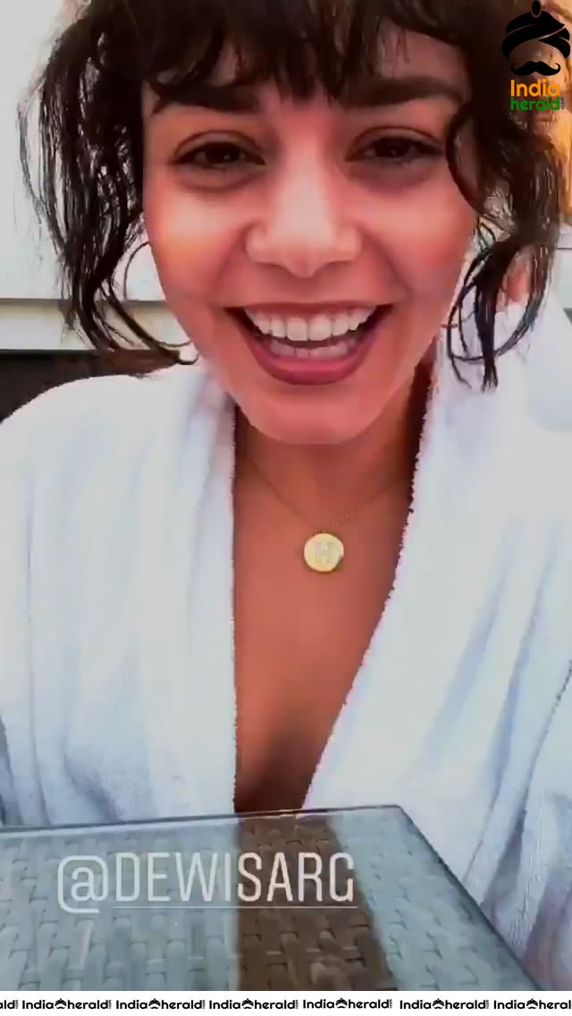 Vanessa Hudgens Selfie Video in Bikini Leaked